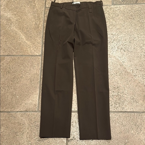 NWT Chocolate brown cropped straight leg Prada pants in...